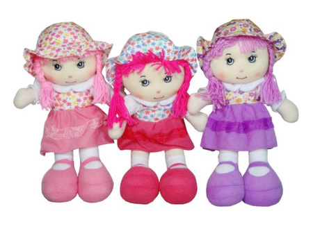 Lalka Dorotka szmacianka śpiewa i mówi po polsku