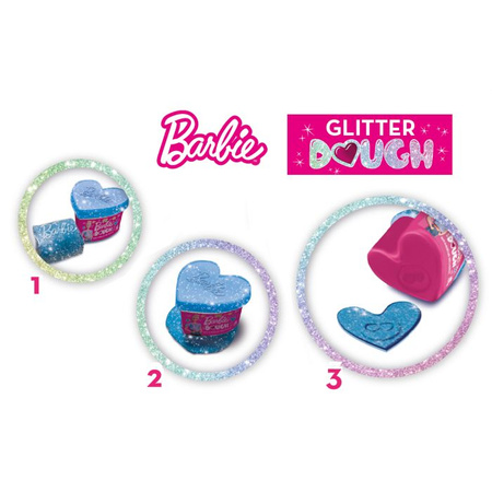 Lisciani Barbie Zestaw z ciastoliną 3 pak