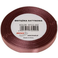 Wstążka satynowa 25mm/32m 102  brudny róż