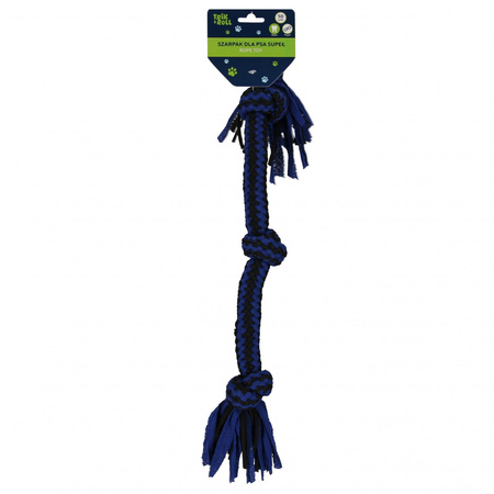 Zabawka dla psa Szarpak 50 cm supeł niebieski TRIK&ROLL 560704