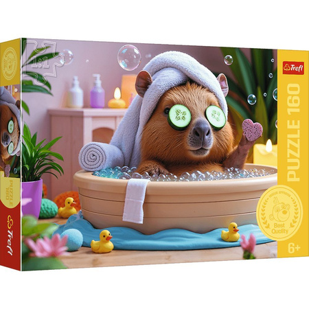 Puzzle 160 Kapibara w Spa 15433 Trefl