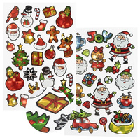 Naklejki - świąteczne wzory holograficzne