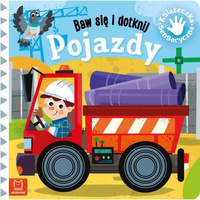 Książeczka sensoryczna -Baw się i dotknij-  Pojazdy