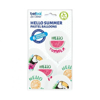 Balony D11 Hello Summer, 6 sztuk Godan