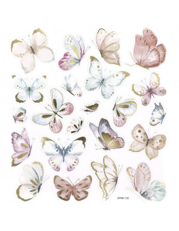 NAKLEJKI - BOHO BUTTERFLIES, 22 SZT.