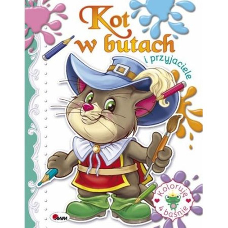 KOLORUJĘ 4 BAŚNIE KOT W BUTACH I PRZYJAC
