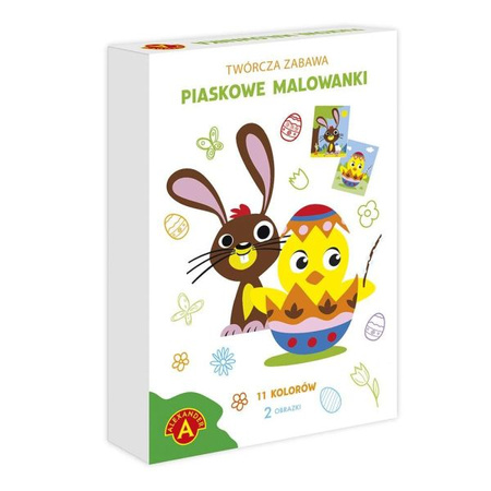 PIASKOWE MALOWANKI WLK KURCZAK I ZAJĄC