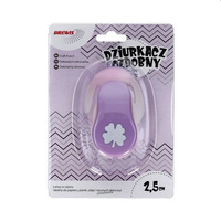 DZIURKACZ ozdobny 2,5cm LISTEK koniczyna