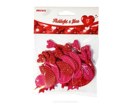 Naklejka z filcu FVW03 Serca