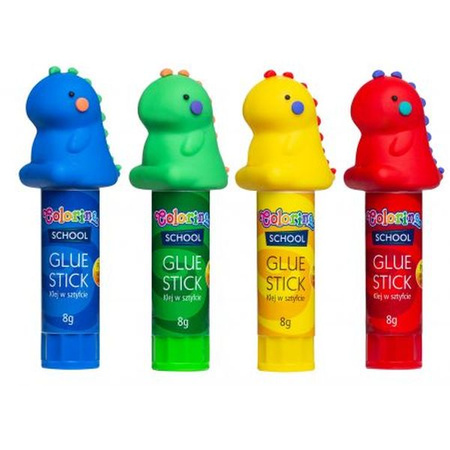 KLEJ COLORINO 8G DINOZAUR