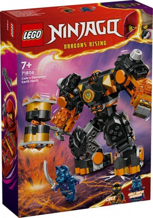 Klocki Lego Ninjago Mech Żywiołu Ziemi Colea 71806