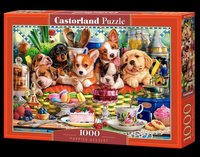 Castorland Puzzle 1000 el. PUPPIES DESSERT