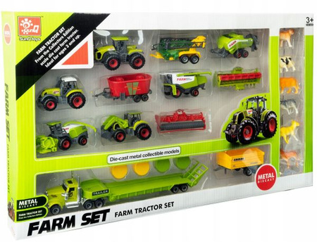 ZESTAW FARMA METAL 6 POJAZDÓW