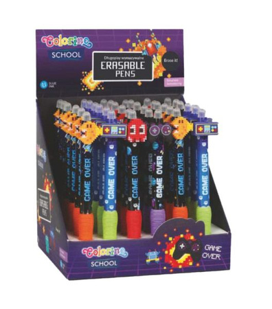 COLORINO - DŁUGOPIS WYMAZYWALNY AUTOMATYCZNY GAME