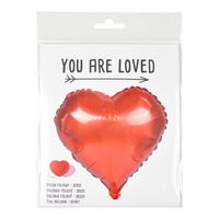 BALON FOLIOWY SERCE BL6033