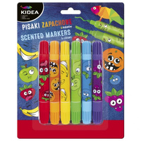 Pisaki zapachowe dwustronne Kidea 6 kolorów Kidea