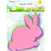 ZAJĄC Z PIANKI 8 SZTUK