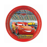 Talerzyki papierowe Cars 3 (Disney), next generation  23cm, 8 sztuk