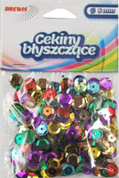 Cekiny błyszczące 8 mm MIX kolorów