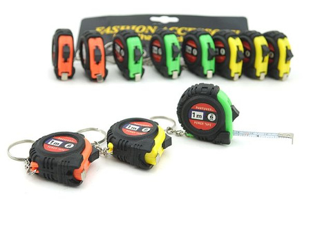 BRELOK brelok miarka 1m, śred.4cm, karta 12szt