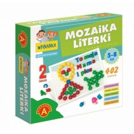 WPINANKA MOZAIKA LITERKI