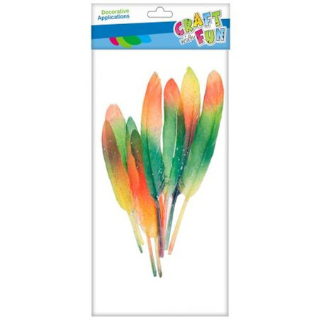 CF OZDOBA PIÓRKA 10-15CM 8SZT TECZA 20/600