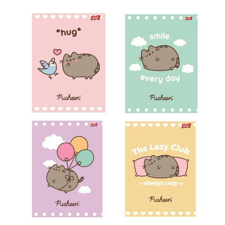Zeszyt A5 32k linia laminowany PUSHEEN =