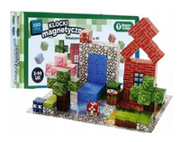 Klocki magnetyczne kreatywne sześciany piksele bloki 100 el. inspirowane Minecraft