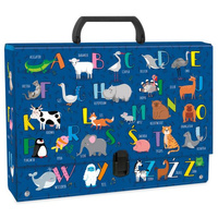 TECZKA TWARDA Z RĄCZKĄ ALFABET