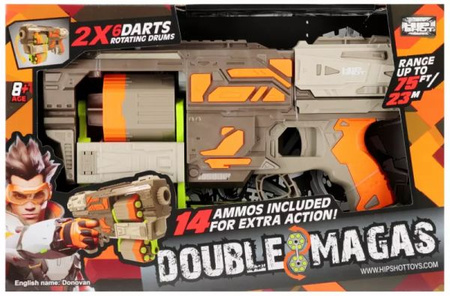 PISTOLET NA STRZAŁKI +AKC 38X25X8 MC