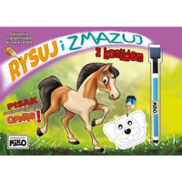 Rysuj i zmazuj z konikiem