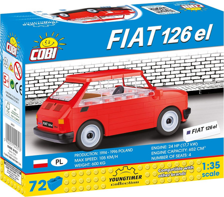 Klocki Cobi Zestaw Fiat 126p (72el.)