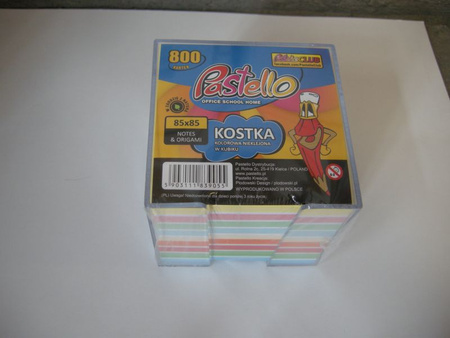 WKŁAD DO KUBIKA 800K 5KOL PASTEL