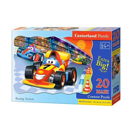 Castorland Puzzle  20 el. Maxi Racing actions