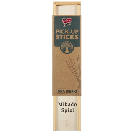 GRA BIERKI DREWNIANA 4X20X3 MC WOOD ETUI