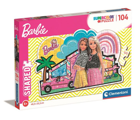 Puzzle 104 el. Shape Barbie Clementoni