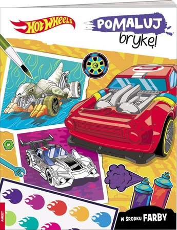 MATTEL HOT WHEELS. POMALUJ BRYKĘ!