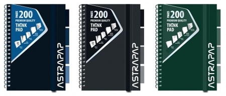 Kołozeszyt B5 Ombre Dark mix 3 wzory Astra