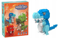 KLOCKI 300 ELDINOZAURY NIEBIESKIE VELOCIRAPTOR  KARTON, PAK 96/48