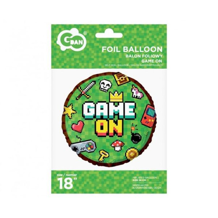 Balon foliowy Game On, 18' Godan