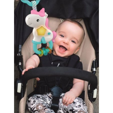 Clementoni Interaktywna grzechotka Jednorożec