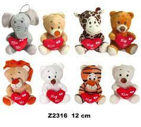 ZWIERZĘTA Walentynkowe mix