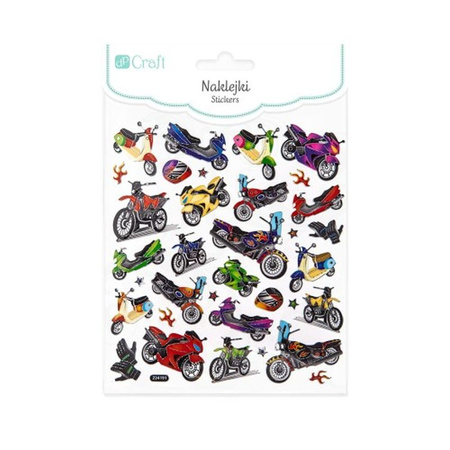 NAKLEJKI MOTOCYKLE 34SZT