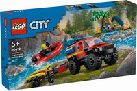 Klocki Lego City Terenowy Wóz Strażacki z łodzi 60412