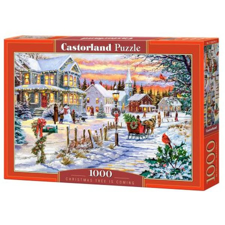 Puzzle 1000 el.  C-105274-2 Christmas Tree is Coming