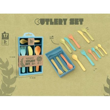 ZESTAW SZTUĆCÓW 17E Z BIOPLASTIKU