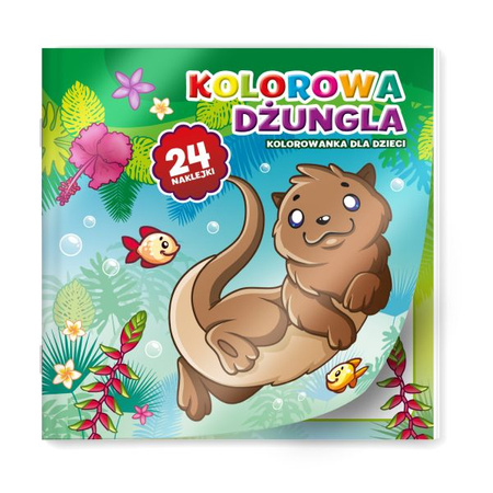 KOLOROWA DŻUNGLA kolorowanka