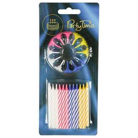 Świeczki urodzinowe Premium (24 szt.)