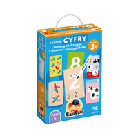 CzuCzu Poznaję cyfry Zabawy edukacyjne z pisakiem zmazywakiem