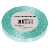Wstążka satynowa 25mm/32m 181  miętowy